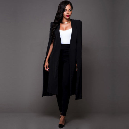 NEW Fashion Women Office Lady Long Suit Coat Outwear Elegant Women Stylish Long Suit jackets