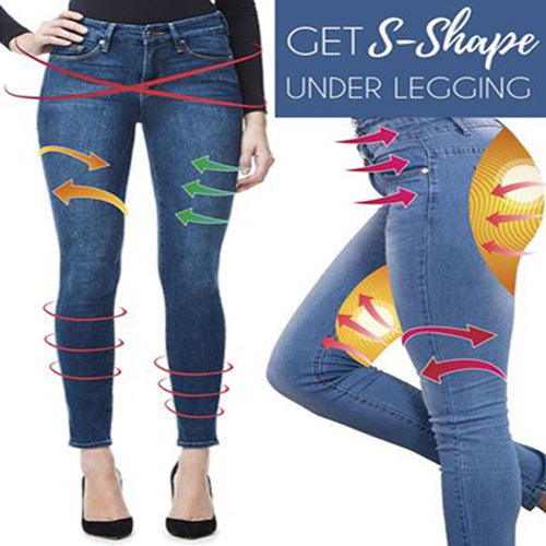New Hot Women Legs Shaping Leggings Fake Jeans Pants Pull-on Skinny Elastic Trousers warm jeans jeans pants