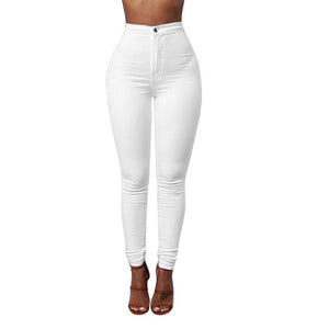 2019 HOT SALE Jeans Women Denim Skinny Jeggings Pants High Waist Stretch Jeans Slim Pencil Trousers  spodnie damskie