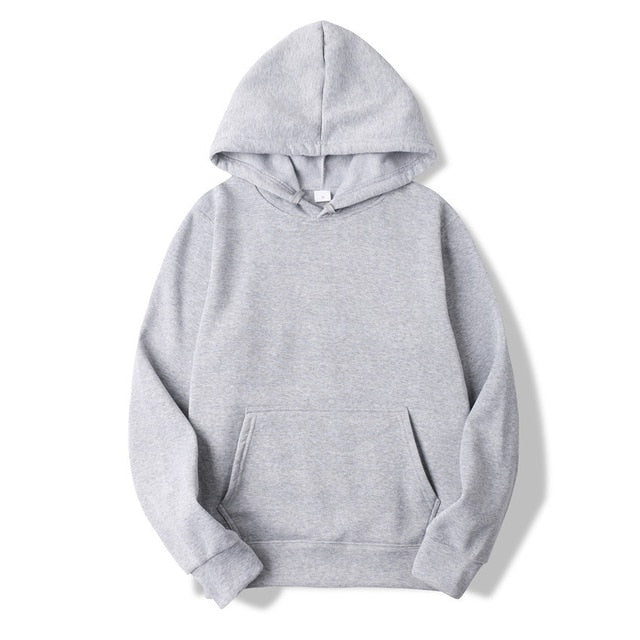 Men Hoodie Sweatshirts 2019 Autumn Male Hip Hop Streetwear Black White Man Pullover Sweatshirts Hoodies Mens Solid Color Hoodie