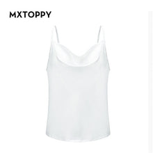 Load image into Gallery viewer, Satin Women Camis Vest Women Summer Tank Tops Female 2019 Sexy Strap Basic Tops Chiffon Sleeveless Camisole Casual Basic Tops