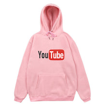 Load image into Gallery viewer, men and women YouTube hoodies sweatshirts Loose cotton Autumn and winter long sleeves jogging Sportswear coat