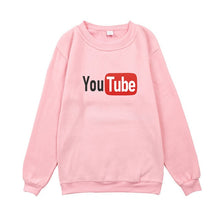 Load image into Gallery viewer, men and women YouTube hoodies sweatshirts Loose cotton Autumn and winter long sleeves jogging Sportswear coat