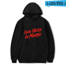 Load image into Gallery viewer, Real Hasta La Muerte Fashion Hoodies Sweatshirt Winter Cool Casual Men/Women Pullover Long Sleeve Unisex Sport Hoodie Plus Size