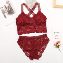 Load image into Gallery viewer, Fashion Casual Women Lady Lace Strap Bras Tops Tube Ch Wrap Woman Underwear Cross Beauty Back Tank Tops