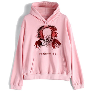 pennywise it movie men/women funny harajuku Hoodies ulzzang Loser Lover Oversized Sweatshirt streetwear male 90s Tumblr