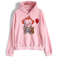 Load image into Gallery viewer, pennywise it movie men/women funny harajuku Hoodies ulzzang Loser Lover Oversized Sweatshirt streetwear male 90s Tumblr