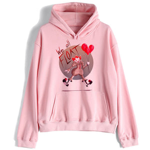 pennywise it movie men/women funny harajuku Hoodies ulzzang Loser Lover Oversized Sweatshirt streetwear male 90s Tumblr