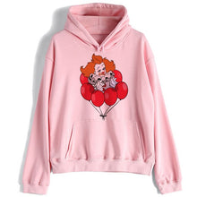 Load image into Gallery viewer, pennywise it movie men/women funny harajuku Hoodies ulzzang Loser Lover Oversized Sweatshirt streetwear male 90s Tumblr