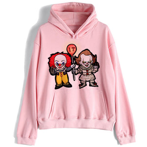 pennywise it movie men/women funny harajuku Hoodies ulzzang Loser Lover Oversized Sweatshirt streetwear male 90s Tumblr