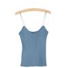 Load image into Gallery viewer, KLV Hot Knit Tank Tops Women Camisole Vest Simple Stretchable V Neck Slim Sexy Straps Tank